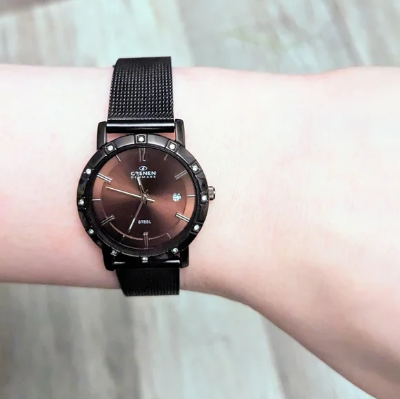 Skagen Grenen Denmark M-21SDDD Water Resistant Stainless Steel Mesh Band Watch - Picture 2 of 8